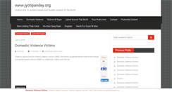 Desktop Screenshot of jyotipandey.org